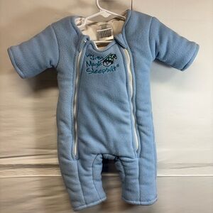 Merlin’s Baby Blue Magic Sleepsuit Size Small 3-6 Months